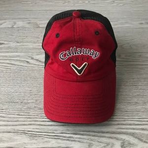 Callaway Mens Red & Black Tour Authentic Trucker